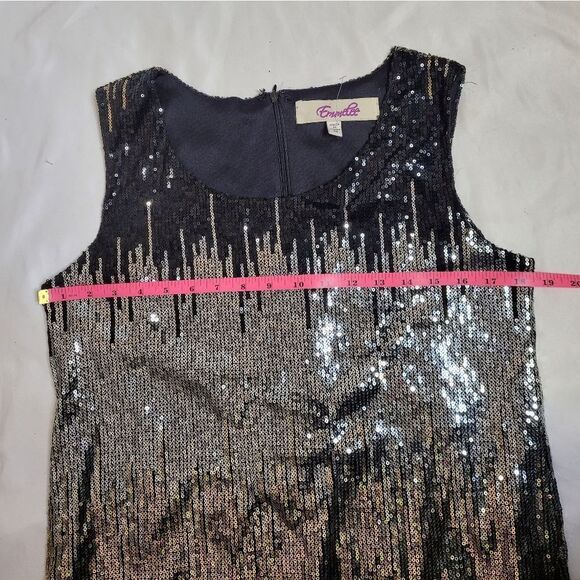 EMMELEE black silver and‎ gold sequin Swiftie eras tour outfit costume dress M - Picture 8 of 9
